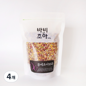 바비조아 몸에조아 10곡 잡곡, 500g, 4개