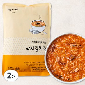 서울마님죽 낙지김치죽 (냉장)