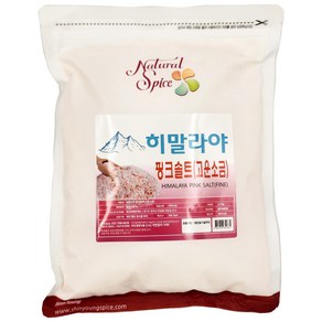 내츄럴스파이스 히말라야 핑크 락 솔트 고운소금, 1.5kg, 1개