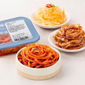 맛다린 진미채 90g + 오징어채조림 70g + 쥐포채간장조림 90g 밑반찬 3종 B세트