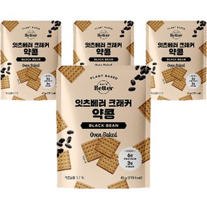 잇츠베러 크래커 약콩맛, 45g, 4개