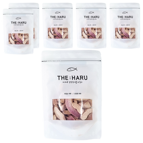더하루 동결건조 핑크 복숭아칩, 50g, 6개