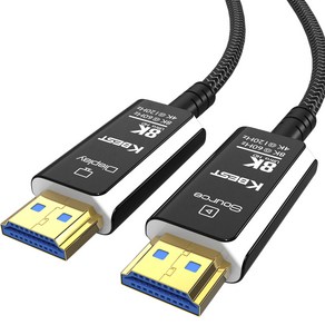 케이베스트 HDMI 2.1 광 케이블 AOC Pemium 8K, 1개, 15m