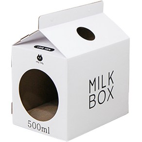 한발뚝딱 하우스형 캣스크래쳐 MILK BOX