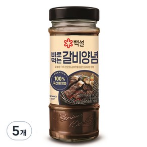 백설 갈비양념, 480g, 5개