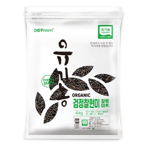 대구농산 유기농 검정찰현미, 4kg, 1개