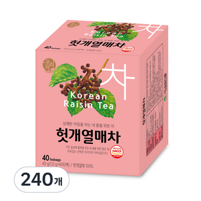 우리차 헛개열매차, 1g, 40개입, 6개