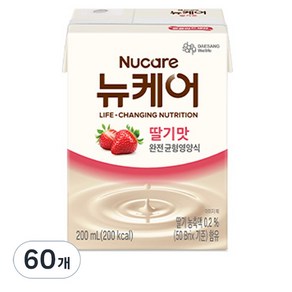 뉴케어 딸기맛 균형영양식, 200ml, 60개