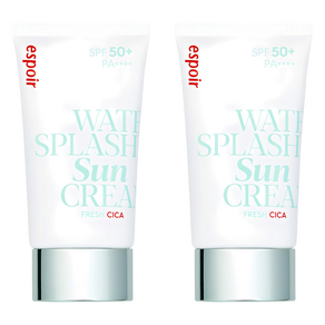 에스쁘아 워터 스플래쉬 선크림 프레쉬 시카 SPF50+ PA++++, 60ml, 2개