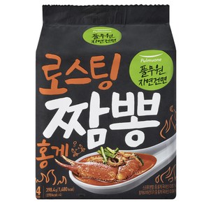 풀무원 로스팅 짬뽕 홍게 99.6g, 4개