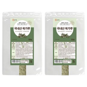 윤고집 쑥가루, 500g, 2개