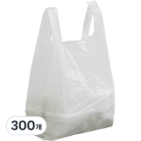 [국내생산] 손잡이 비닐봉투 6호, 15L, 300개
