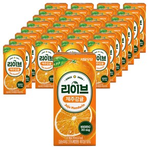 서울우유 리이브 제주감귤 주스, 190ml, 120개