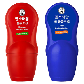 멘소래담 롤 온 로션 50ml + 쿨 롤 온 로션 50ml, 1세트