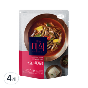 The미식 소고기 육개장, 350g, 4개