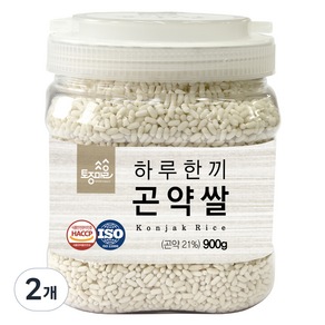 토종마을 하루한끼 곤약쌀, 900g, 2개