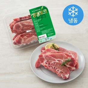 생생포크 한돈 무항생제 인증 LA갈비 구이용 (냉동), 600g, 1팩