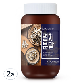 건강스토리 국내산 멸치 분말, 250g, 2개