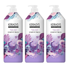 케라시스 바이올렛 로즈 퍼퓸 린스, 1L, 3개