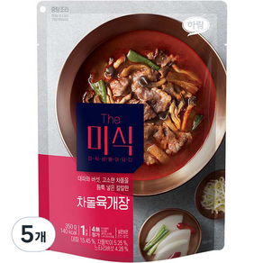 더미식 차돌 육개장, 350g, 5개