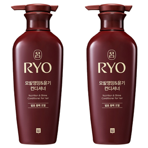 려 모발영양 윤기 발효 동백 오일 컨디셔너, 400ml, 2개