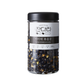 잔다리 서리태 속청 로스팅 콩, 250g, 1개