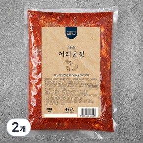 입술젓갈 어리굴젓, 1kg, 2개