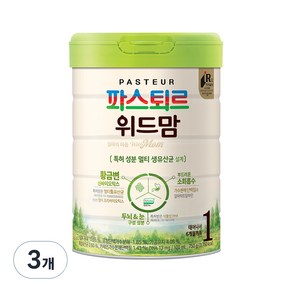 파스퇴르 위드맘 엄마의 마음 1단계, 750g, 3개