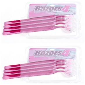 드위트리 Razors 4 일회용 면도기 핑크