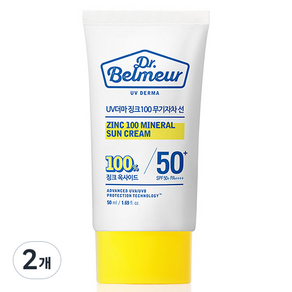 더페이스샵 닥터벨머 UV더마 징크100 무기자차 선크림 SPF50+ PA++++