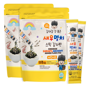 김대감 어린이용 새우멸치 스틱김자반, 150g, 2개