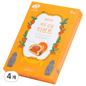 제키스 제주 감귤 타르트, 224g, 4개