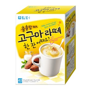 담터 고구마라떼, 18g, 40개입, 1개