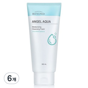 비욘드 엔젤아쿠아 모이스처 클렌징폼, 6개, 300ml