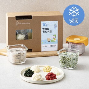 맘마유 퀵 밀키트 묽은죽 D플랜 480g (냉동), 1세트, 혼합맛(한우/배추/닭가슴살/적채/흰살생선/무)