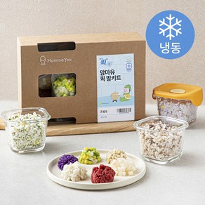 맘마유 퀵 밀키트 진밥 B플랜 760g (냉동), 1세트, 혼합맛(한우/팽이버섯/닭가슴살/고구마/새우/적채)