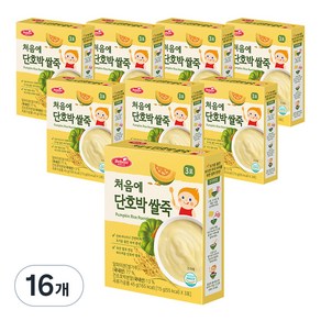베베스트 처음에 단호박 쌀죽 45g, 16개