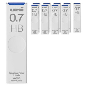 오피스허브 유니 샤프심 HB UL-S-0.7, 0.7mm, 10개