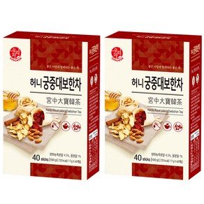 우리차 허니 궁중 대보한차, 17g, 40개입, 2개