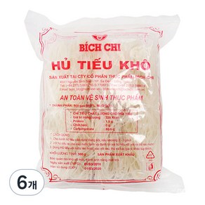 비치치 후티오코 쌀국수면 2mm, 500g, 6개