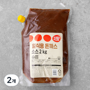 식자재왕 일식용 돈까스소스, 2kg, 2개