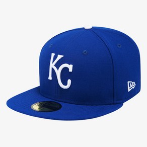 뉴에라 59FIFTY 어센틱 켄자스시티 로얄즈 MLB 모자, L ROYAL