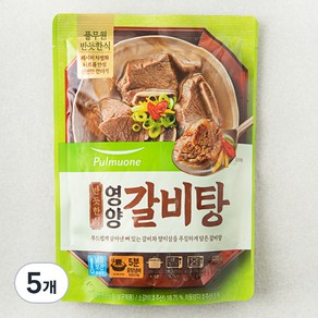 풀무원 반듯한식 영양갈비탕, 5개, 400g