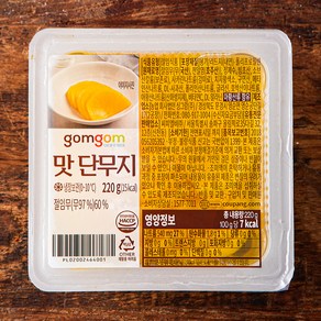 곰곰 맛 단무지, 220g, 1개