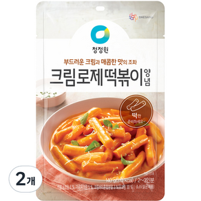 청정원 크림로제 떡볶이 양념