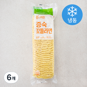 풀스키친 증숙 꼬들라면 (냉동), 1kg, 6개