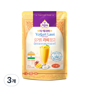 티아시아키친 요거트 라씨 망고 파우더, 320g, 1개입, 3개