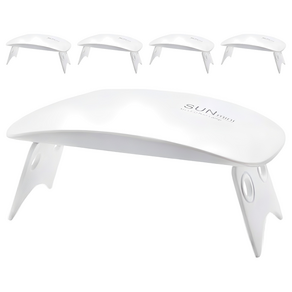 썬 UV LED 미니 젤네일 램프, 화이트, 5개
