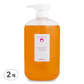 디오넬 디어브로콜리 바디워시 자스민 머스크, 1000ml, 2개