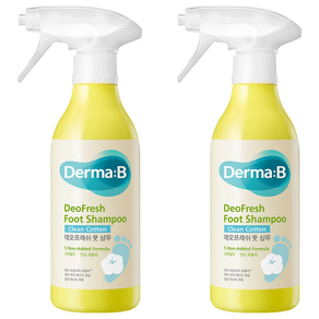 더마비 데오프레쉬 풋 샴푸 클린코튼향, 1개입, 2개, 400ml